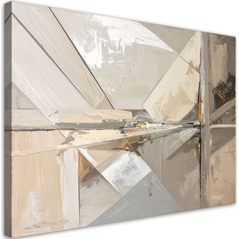 Bild auf Leinwand Abstrakt in Beigetönen 30x20 (1/5)