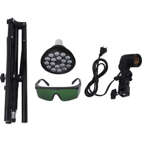 Lampe de bronzage LED Ta-n-ing 460nm avec Trépied Réglable Aluminium 54W E27 pour Visage et Corps Hâle Uniforme Sans UV (1/5)