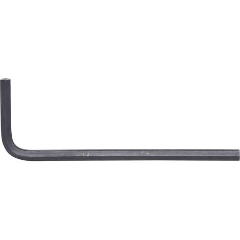 KS Tools Innensechskant-Winkelstiftschlüssel phosphatiert, kurz, 3mm (1/4)