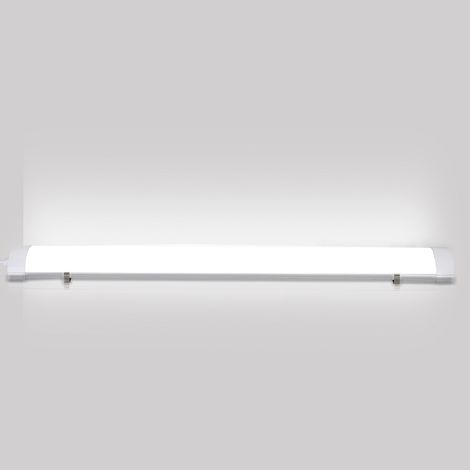 Randaco LED Feuchtraumleuchte Wasserdichte LED-Lichtleiste 150cm 48W IP65 mit Steckverbindung Farbtemperatur: Neutralweiß 4000K
