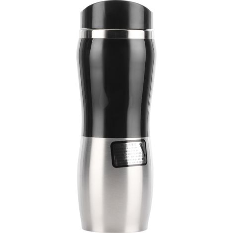 Tasse chauffante électrique portable 50 W 400 ml, acier inoxydable 304, pour voiture ou bouteille d'eau, 12 V CC (1/5)