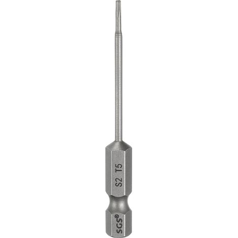 T5 Embout Tournevis Torx 1/4" Tige Hexagonale Acier S2 (1/5)
