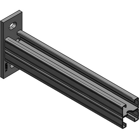 Konsole C-Profil 45/52, L= 315 mm Platte längs gvz