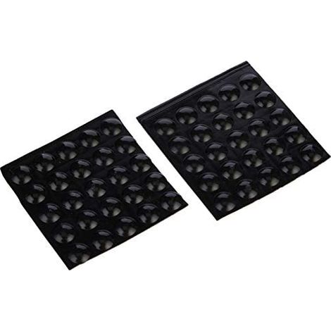 Delock - Selbstklebende runde Gummifüße (10 x 3 mm, 50 Stk.), schwarz (1/2)