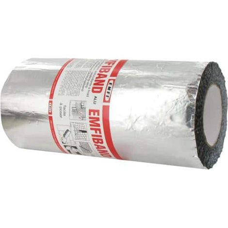 Bande d'étanchéité autocollante à froid Alu EMFI 30cm x 10m