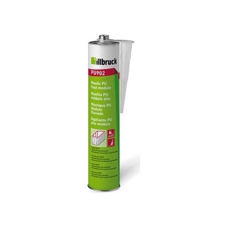 Illbruck – Mastic polyuréthane 310ml – Blanc – Pour joints d'étanchéité et collage sur béton, bois, métal – Résistant aux intempéries et UV