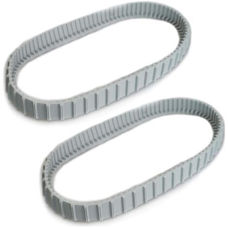 Ede Lot de 2 chenilles grises de rechange pour robots nettoyeurs de piscine Maytronics Dolphin (référence : 9983152-R2) (1/4)