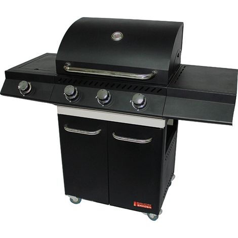 Barbecue Sandrigarden gas Canada, 3 fuochi + fornello, 12,8 kw (1/3)