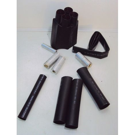 Trousse de 4 manchons + thermorétractables EJASE 240-95/150-70 (EDF 67 22 643) TYCO 710864-1