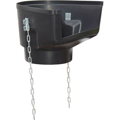 Schuttrohrtrichter 6kg PE kurz D.oben=528mm 412mm (1/3)