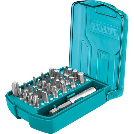 TOTAL Boîte 30 embouts + porte embout TACSD10306 25 mm