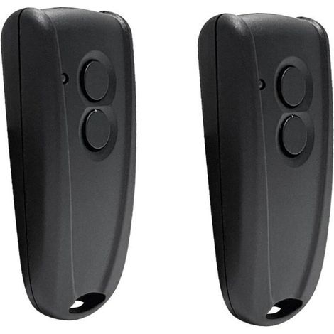 Télécommande de porte de garage 433 MHz 2 pièces, compatible avec la télécommande de porte de volet roulant sans fil à 2 boutons RSE2 RSC2