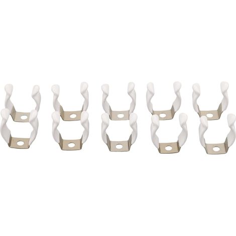 Clip porte-outils 10 pièces 19mm acier manganèse, pour balai (1/5)
