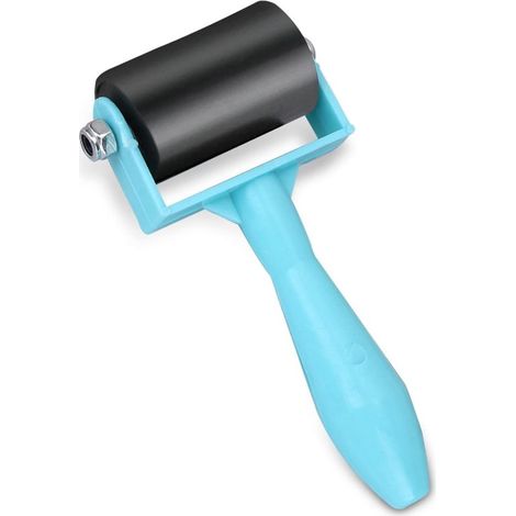 Dailygoods，Rullo in gomma da 3,5 cm，Strumento artistico，Rullo per inchiostro (1/5)