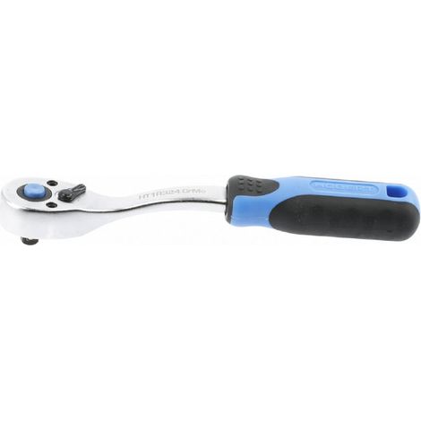 Llave de carraca reversible 1/4" Hepoluz, modelo, ideal para trabajos mecánicos precisos, diseño ergonómico, resistente, herramienta duradera para apretar y aflojar tuercas con facilidad.