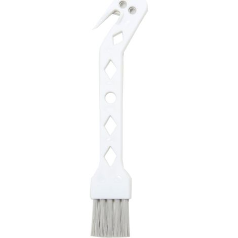 Brosses de Nettoyage pour Robot Aspirateur – Brosse Bec d’Oie et Brosse Dépoussiérante pour Fentes et Accessoires d’Entretien 2 Pièces, Blanc (1/2)