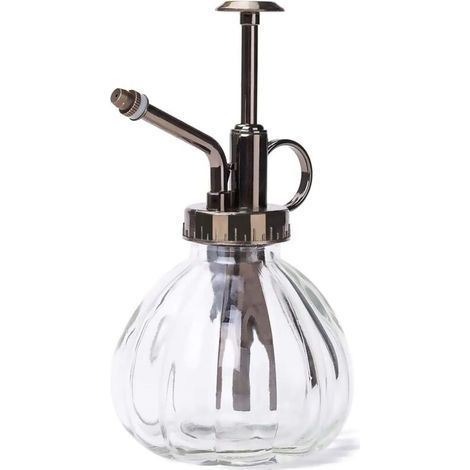 Arrosoir en verre fleur,Arrosoir vaporisateur,Arrosoir plante vintage,arrosoir vaporisateur plante interieur,Arrosoir en verre vintage,Vaporisateur d'arrosage en verre,Arrosoir à une (Transparent) (1/5)