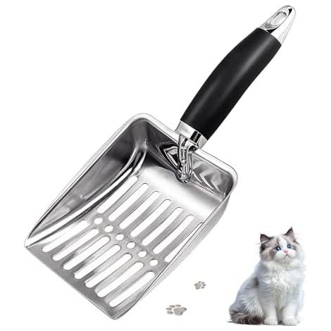 Pelle Litiere Bac, Chat, Metal, Litiere, Sable, Crible, Inox, Hygienique, Animal, Compagnie (1/5)
