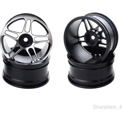 Jantes en aluminium 4 pièces pour voiture à plat HSP HPI 1:10 Multicolore JANTES (1/4)