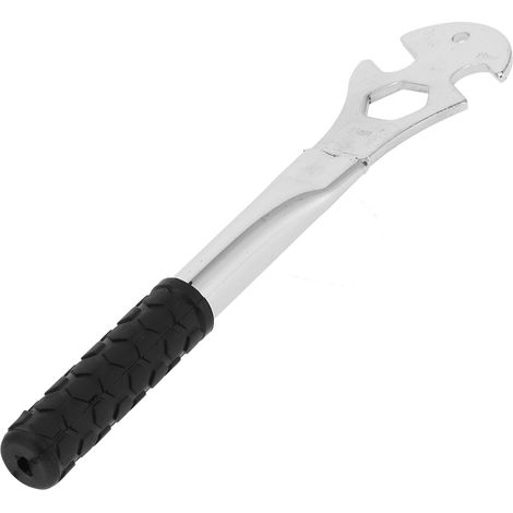 Clé à pédale vélo en acier 3-en-1 poignée longue professionnelle réparation vélo de route 15mm 14.5mm 24mm pédales anglaises 1 pièce (1/5)