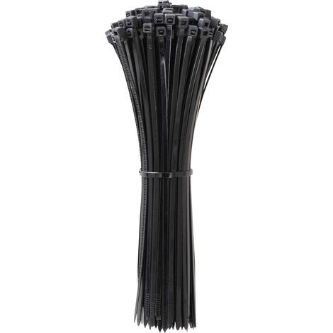Quadrios 24CA362 24CA362 Kabelbinder 400 mm 3.6 mm Schwarz UV-stabilisiert 100 St. (1/2)
