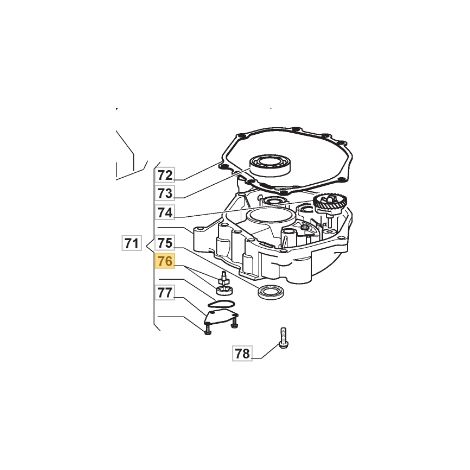 ORIGINAL STIGA Motorölpumpe TRE0701 Rasentraktor 118550224/1
