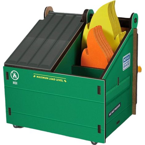 Portapenne, elegante astuccio con 3 scomparti, perfetto per riporre articoli da ufficio, al lavoro o sulla scrivania di casa. (1/3)
