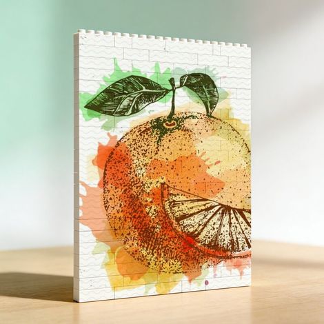 Cadre décoratif anniversaire en blocs, cadeau pour la Saint‑Valentin et anniversaire (1/5)