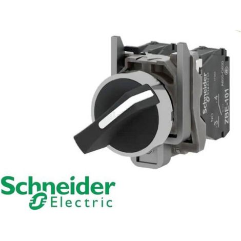 Schneider Electric XB4BD25 Harmony XB4BD25 Bouton sélecteur commutateur rotatif noir 2 x 90 ° décrochage par rotation 1 (1/3)