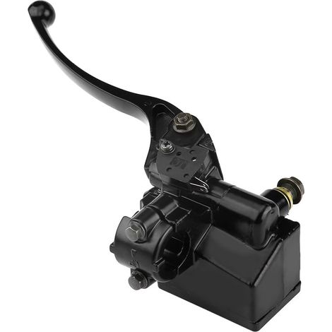 Maître-cylindre de Frein Avant, 7/8 "22 mm Levier de Frein d'Embrayage de Frein Hydraulique de Moto (Black) (1/5)