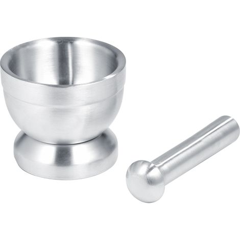 Mortier et pilon en acier inoxydable, ensemble de bol mélangeur, broyeur à ail de cuisine (1/5)