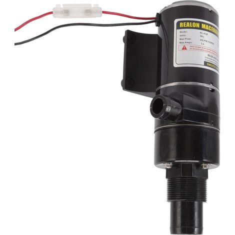 Pompe de relevage anti-colmatage 24V pour toilettes, camping-car, yacht, cuisine - Pompe dilacératrice multi-protection efficace