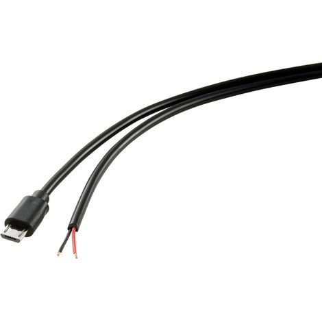 TRU COMPONENTS  Strom-Kabel Raspberry Pi®, BBC micro:bit [1x USB 2.0 Stecker Micro-B - 1x offene Kab