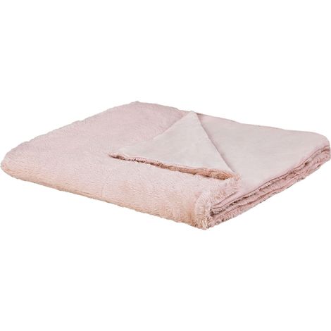 Kuscheldecke GELIK 180 x 200 cm Rosa
