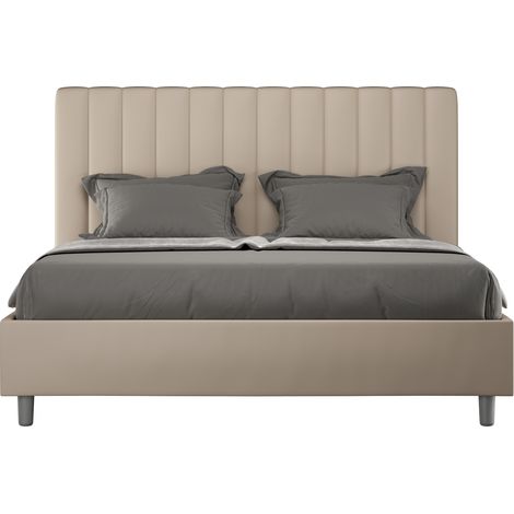 Letto Matrimoniale 160x190 cm Senza Rete Agueda Tortora (1/5)