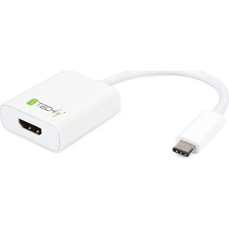 TECHLY Cavo Convertitore Adattatore da USB 3.1 Tipo C M a HDMI 1.4 F (1/5)