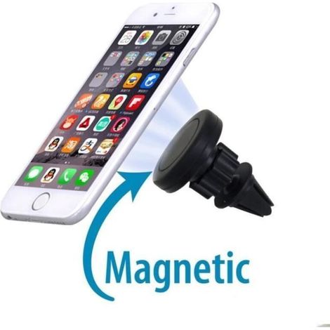 air universel évent Support voiture magnétique, pour les téléphones cellulaires et de mini-comprimés avec un angle d\'ajuster, (1/4)