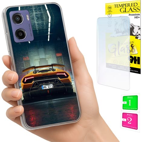 Funda para Motorola Moto E15 / Moto G05 con cubierta trasera y cristal 9H. (1/5)