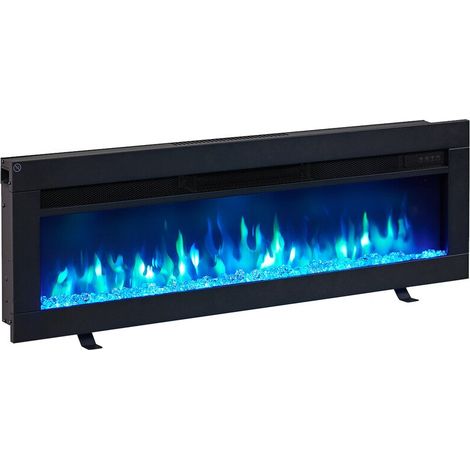 [GEBRAUCHT] B-Ware BALDERIA Elektrokamin Agnes Heizlüfter Wandheizung 2000W schwarz 102x33cm (1/2)