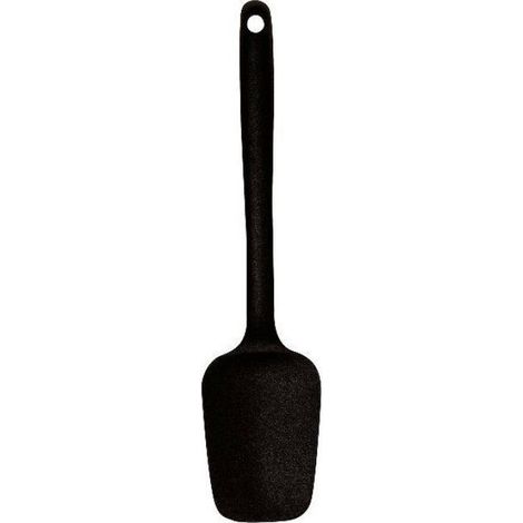 Spatule cuillère - - 27,5 cm - Silicone - Noir (1/4)
