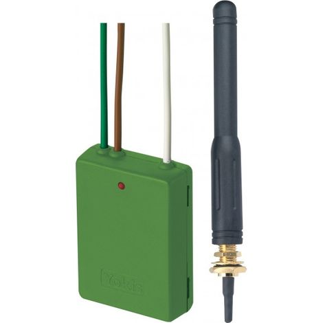 Émetteur radio encastrable 2 canaux – Portée 250m en champ libre – Autonomie 5 ans – Indice de protection IP54 – Compatible récepteurs Yokis (1/7)