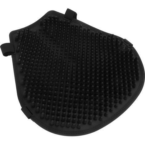 Motorrad-Gel-Sitzkissen, kühlend, stoßdämpfend, druckentlastend, universeller schwarzer Sitzbezug (1/5)