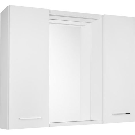 ZOJA/KERAMIA FRESH STRIP Armoire à miroir LED, 70x60x14cm, blanc (1/4)