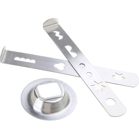 Accessoire Patisserie - Hachoir a Viande - 8 Formes Acier Inoxydable - Compatible Modèles 5 8 10 - Kit 10 Pièces (1/5)