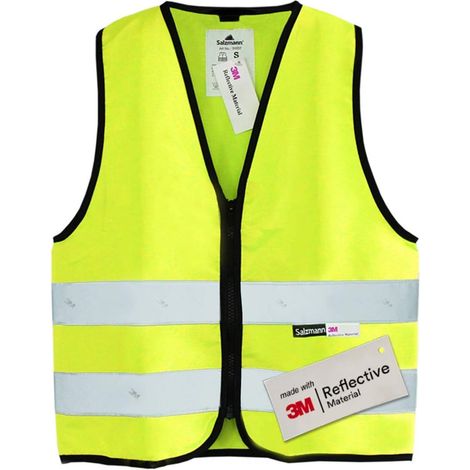 Salzmann Gilet de sécurité pour enfants avec fermeture éclair – 1 à 18 ans (1/5)
