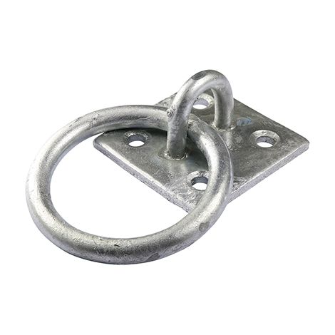 TIMCO Ring on Plate Hot Dipped Galvanised - 2"