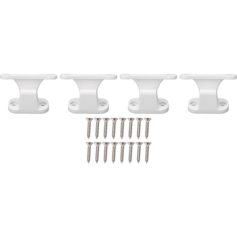 Butées de porte Ortviai 24 pièces ABS blanc anti-corrosion pour camping-car caravane bateau (1/5)