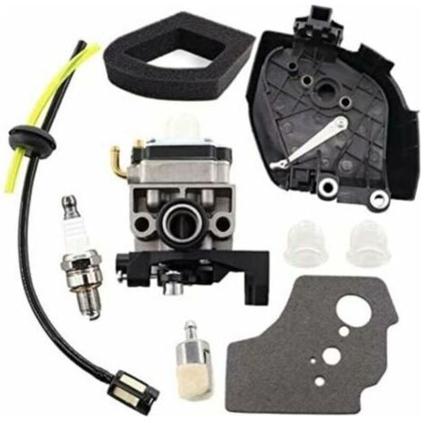 Vergaser mit Luftfilter, Luftfilterdeckel und Kraftstoffschlauchgehäuse für Honda GX35 GX35NT HHT35S 1,3 PS Motor, für Freischneider und Mini-Benzinmotoren.