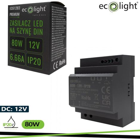 ALIMENTATORE DIN 12V 80W (1/2)