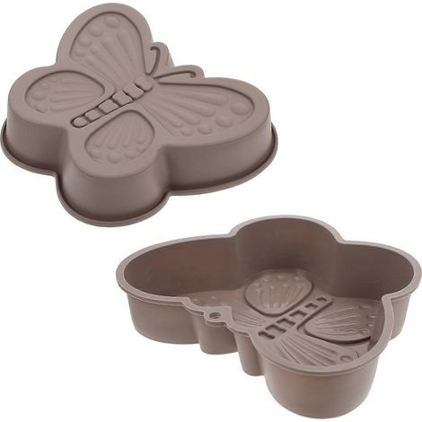 Lot de 2 moules à gâteaux pour la cuisine (couleur aléatoire)-17.60X15.00X4.00CM-Random Color (1/4)